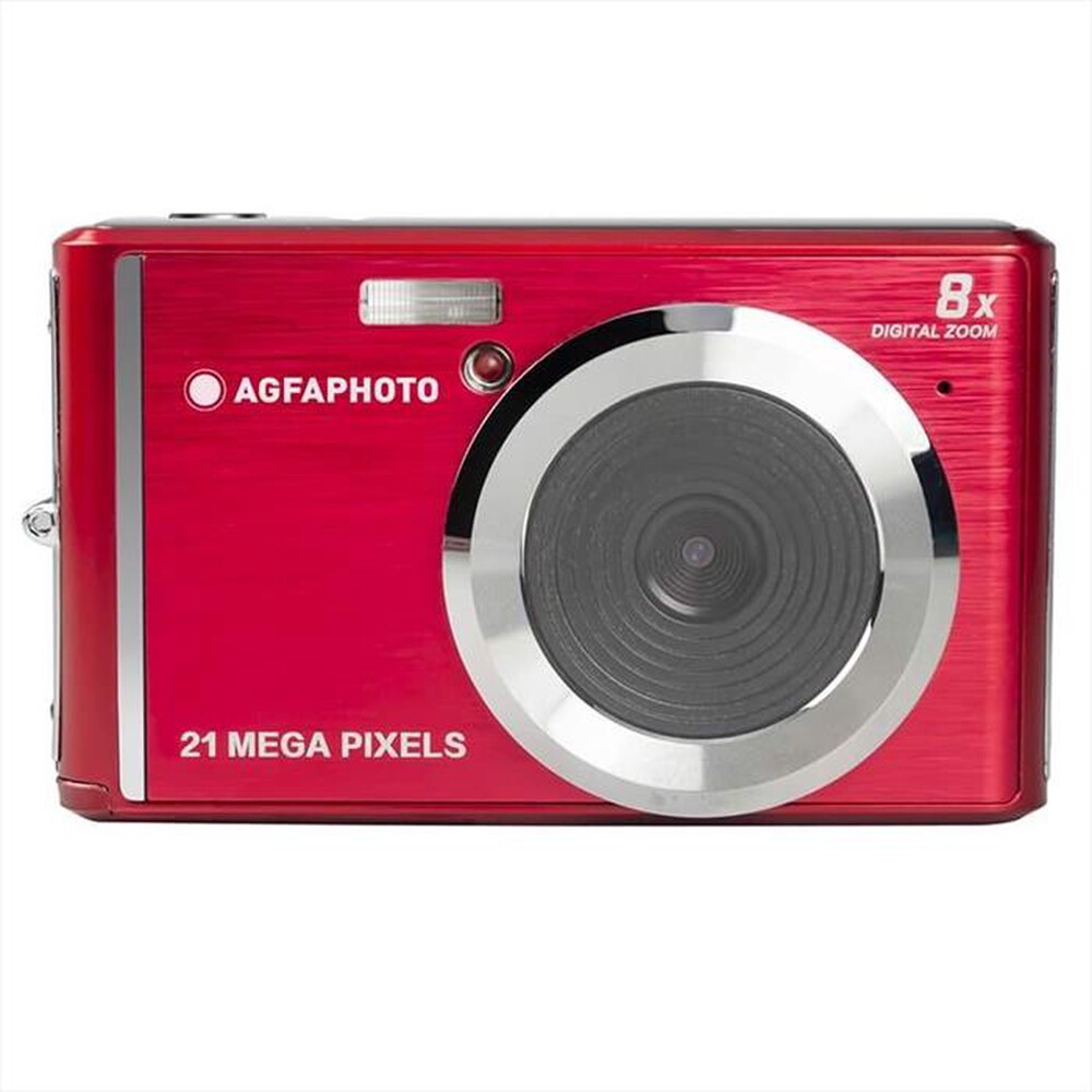"AGFA - Fotocamera compatta KF520R-Rosso"