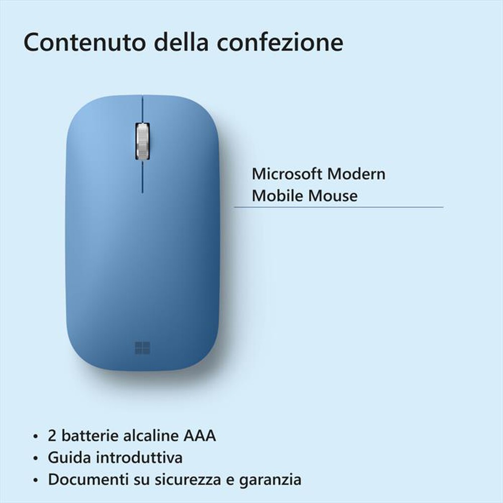 "MICROSOFT - Mouse MODERN MOBILE-Zaffiro"