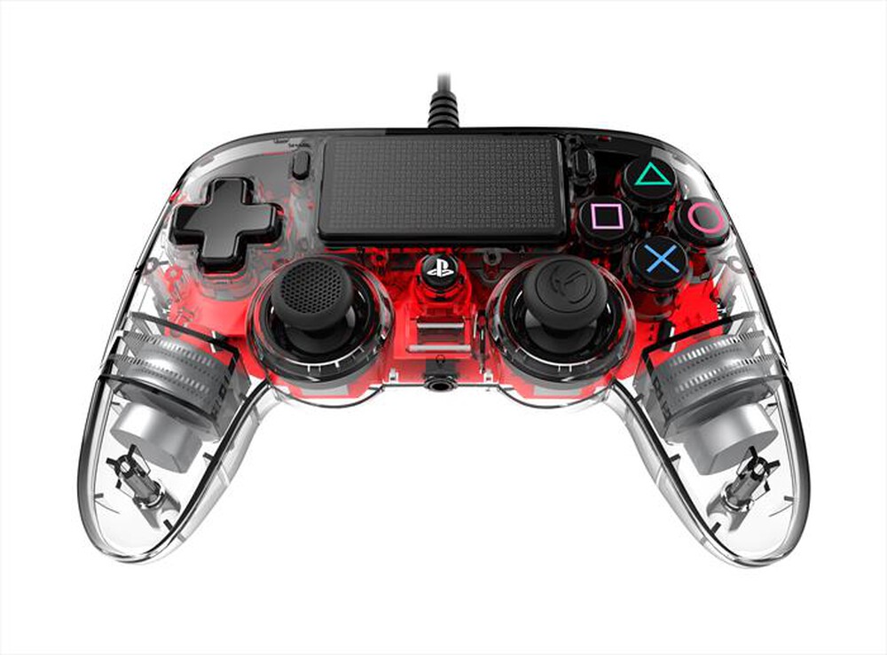 "NACON - NACON PS4 LIGHT PAD RED-TRASPARENTE ROSSO"