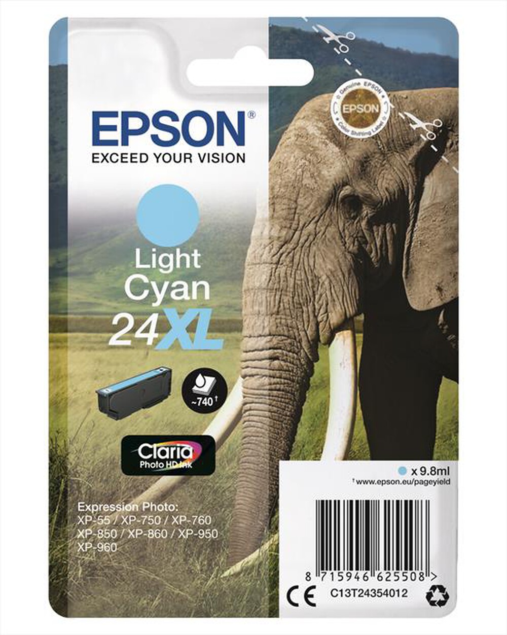 "EPSON - C13T24354022-Ciano light"