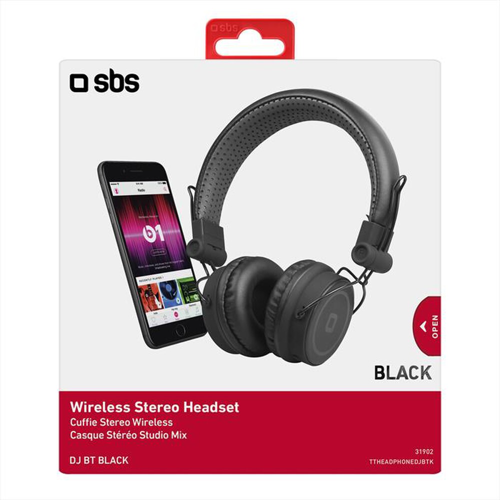 "SBS - TTHEADPHONEDJBTK-Nero"