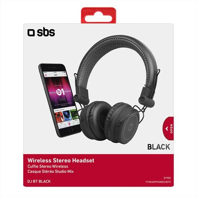 SBS - TTHEADPHONEDJBTK-Nero