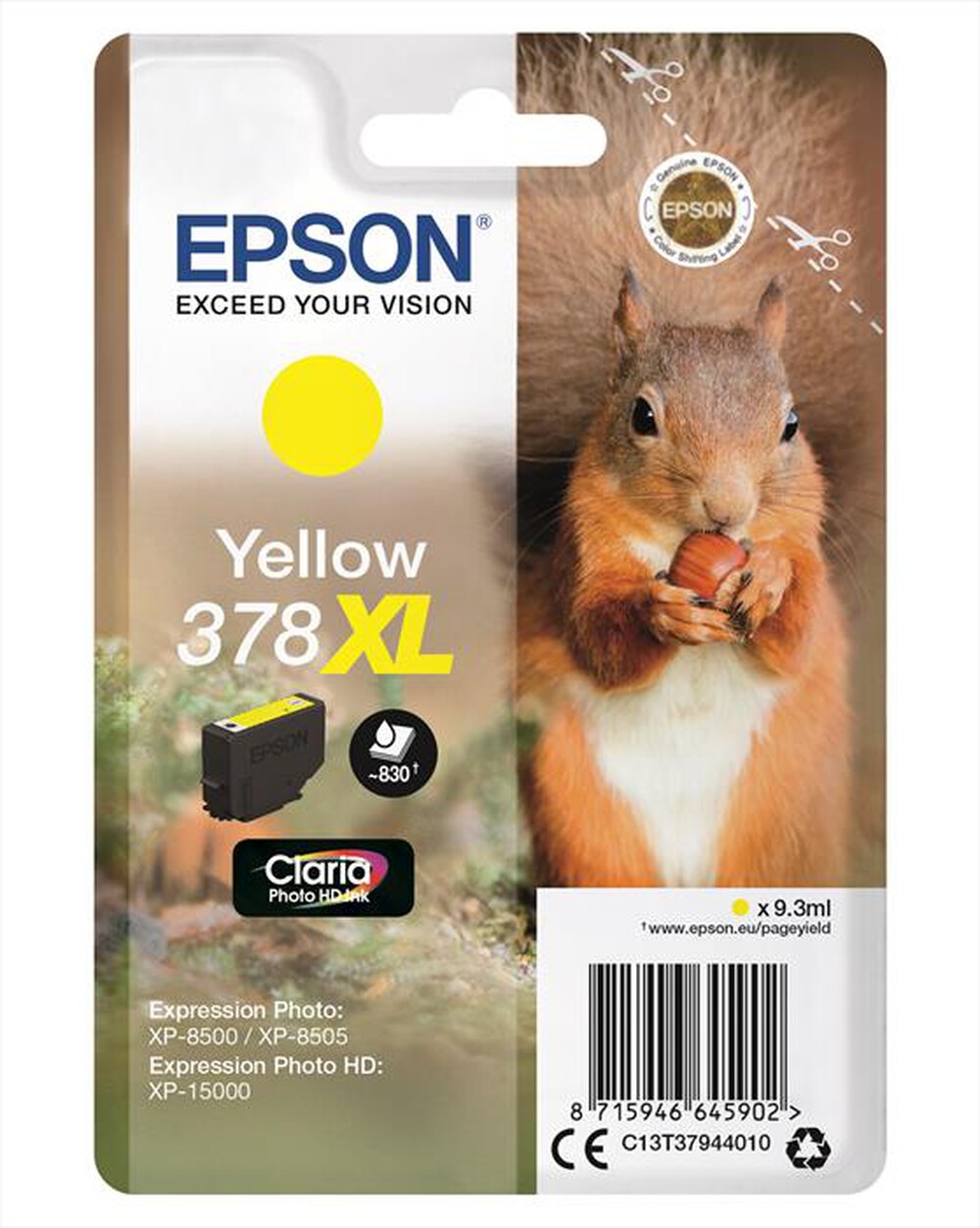 EPSON - C13T37944020-Giallo