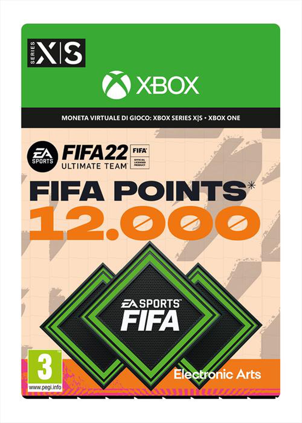 "MICROSOFT - FIFA 22 FUT 12000 Points"