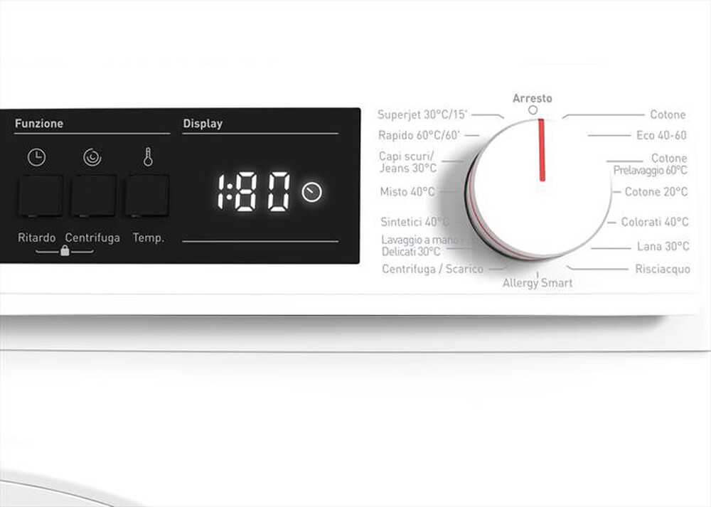 "SHARP - Lavatrice ES-NFA6101WD 6 Kg Classe D-Bianco"