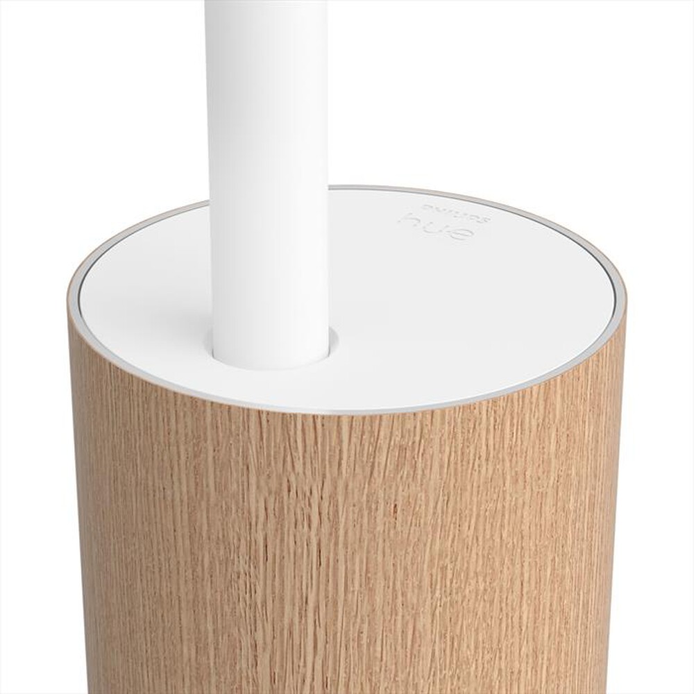 "PHILIPS - HUE GRADIENT SIGNE LAMPADA DA TERRA EFFETTO LEGNO-Bianca"