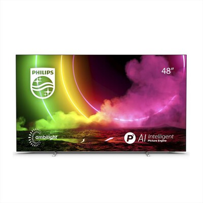 PHILIPS - SMART TV OLED AMBILIGHT 4K 48" 48OLED806/12-Black