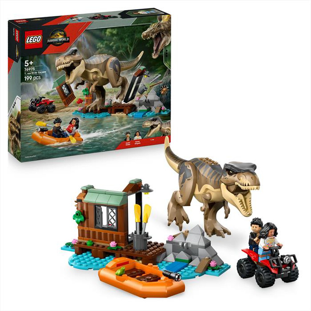 Immagine del prodotto LEGO - JURASSIC WORLD Fuga sul fiume dal T. rex 76975