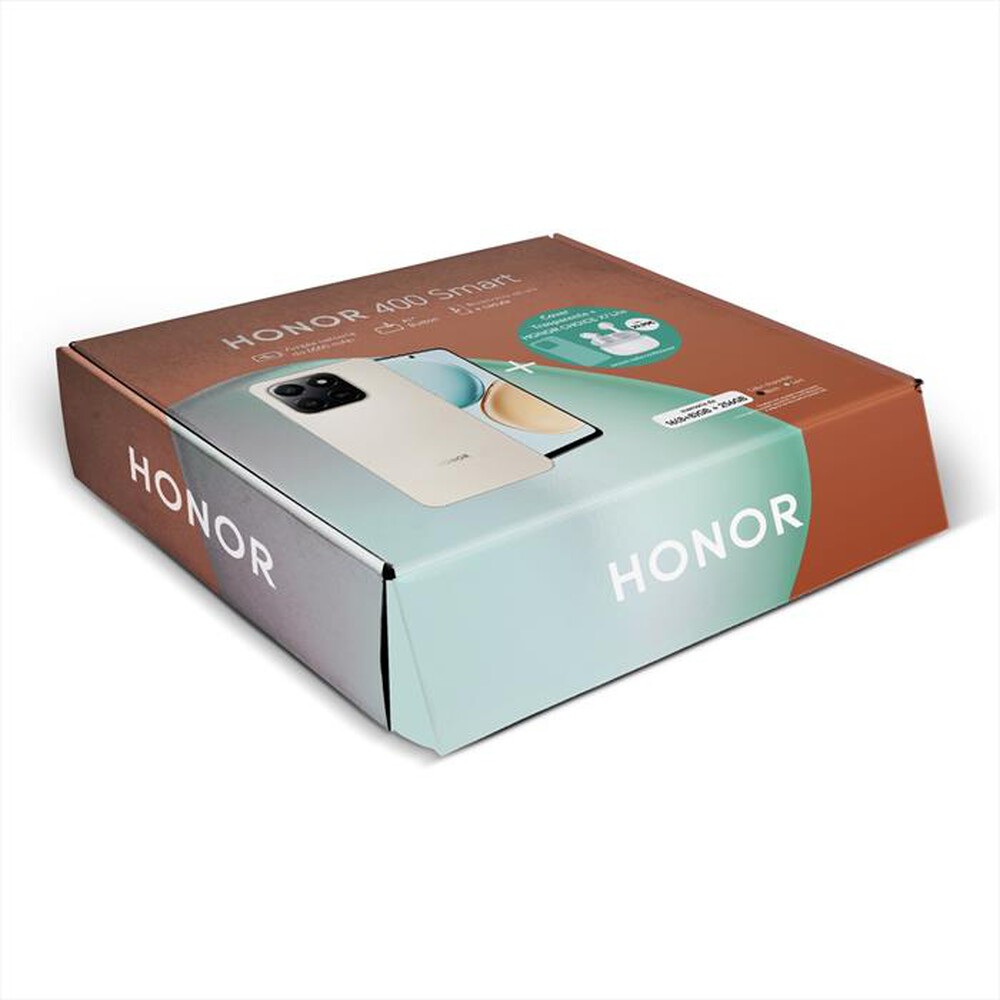 Immagine del prodotto HONOR - Smartphone HONOR 400 SMART (8/256GB) +X7 LIT +CASE-BLACK