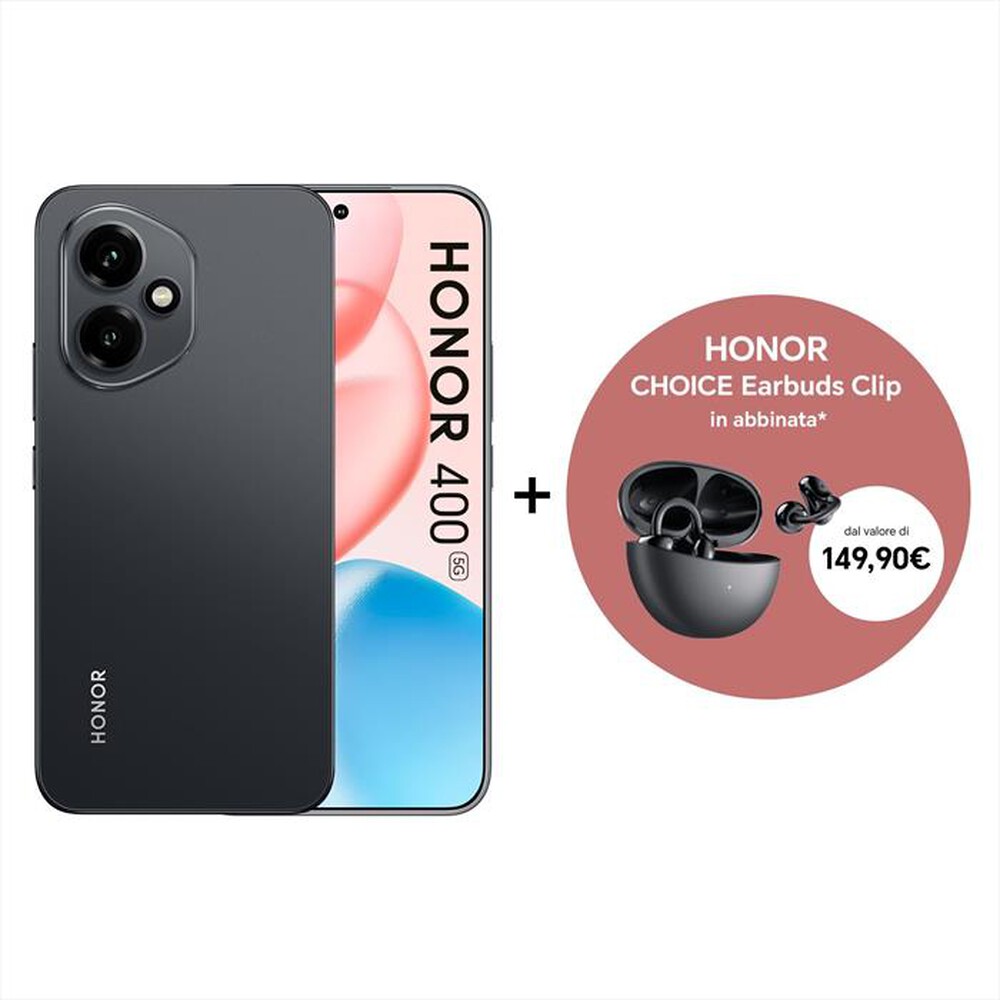 Immagine del prodotto HONOR - Smartphone HONOR 400 (8/512G) + CHOICE CLIP-MIDNIGHT BLACK