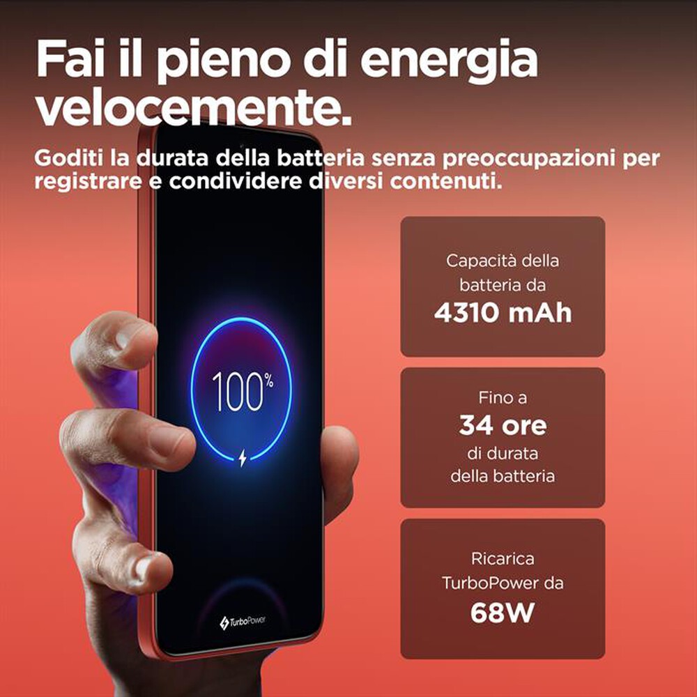 "MOTOROLA - Smartphone EDGE 50 NEO 12/512-PANTONE Poinciana"