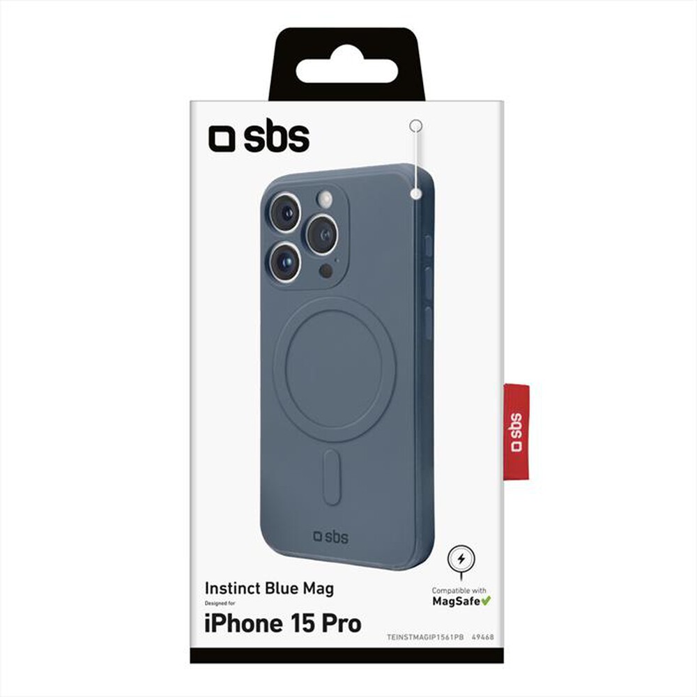 "SBS - Cover TEINSTMAGIP1561PB per iPhone 15 Pro-Blu"