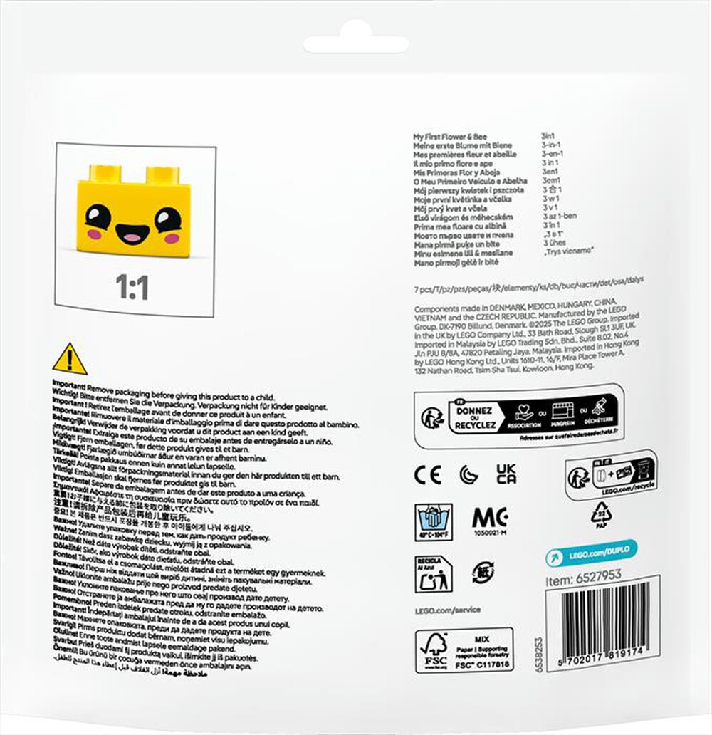 Immagine del prodotto LEGO - RECRUITMENT BAGS Il mio primo fiore e ape 30686