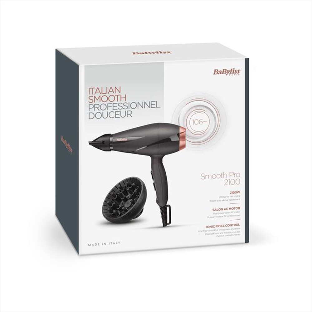 "BABYLISS - 6709DE-Nero/Bronzo"
