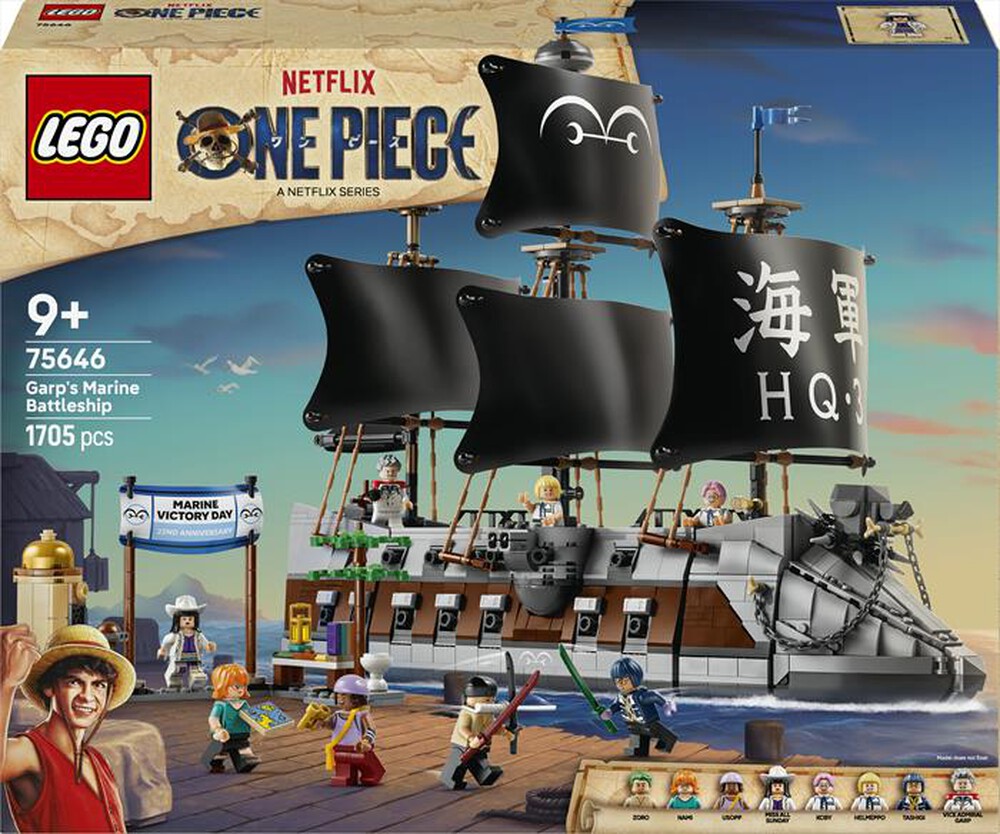 Immagine del prodotto LEGO - ONE PIECE La nave da guerra di Garp - 75646-Multicolore