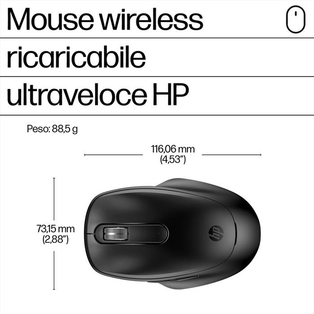 Immagine del prodotto HP - MOUSE WIRELESS 510-Nero