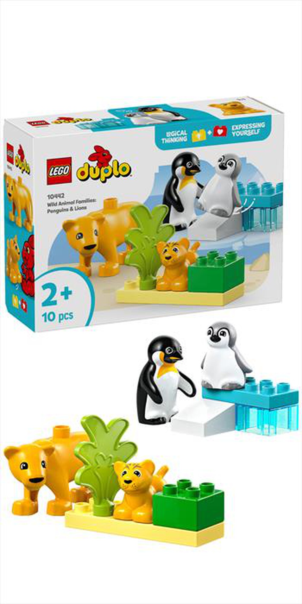 Immagine del prodotto LEGO - DUPLO Famiglie di animali: pinguini e leoni 10442