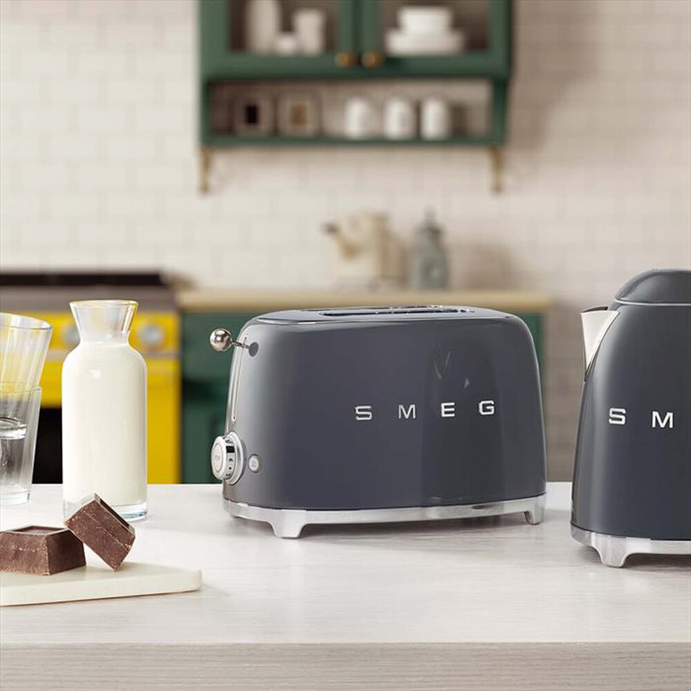 "SMEG - Tostapane 50's Style 2x2 fette – TSF01GREU-Grafite"