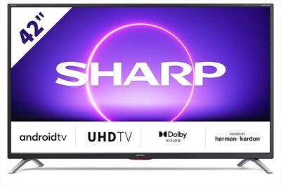 SHARP - Smart TV Android TV UHD 4K 42" 4K42EL4EA-Nero