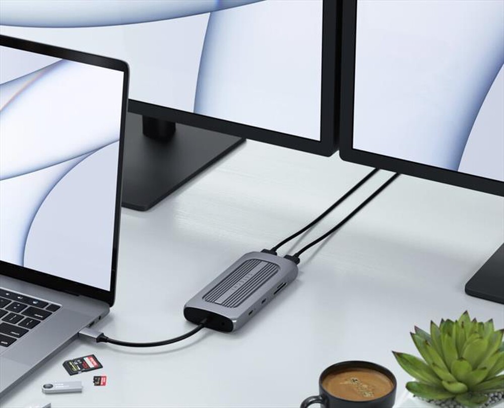 "SATECHI - USB-C MULTIPORT MX ADAPTER-grigio"