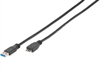 VIVANCO - CAVO USB 3.1 GEN1 TIPO A A TIPO MICRO B 0,75 m-Nero