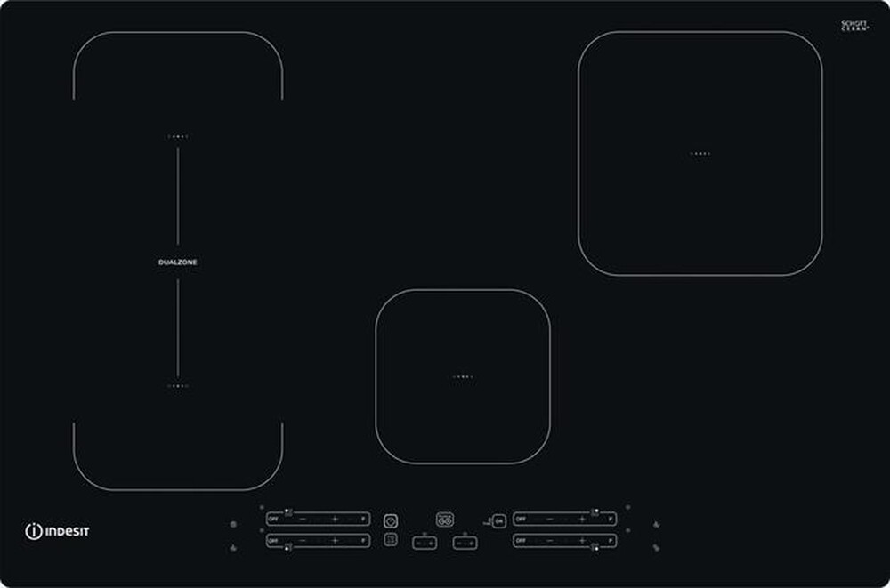 Immagine del prodotto INDESIT - Piano cottura induzione IB 21B77 NE 77 cm-Nero