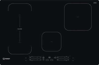 INDESIT - Piano cottura induzione IB 21B77 NE 77 cm-Nero