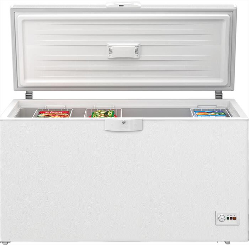 "BEKO - Congelatore orizzontale HSM46740 Classe E 451 lt-Bianco"