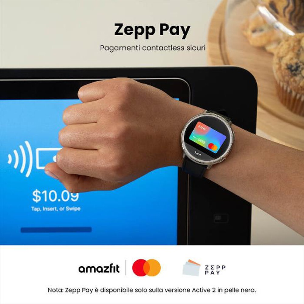 Immagine del prodotto AMAZFIT - Smartwatch ACTIVE 2 ROUND PREMIUM ED-Black+red