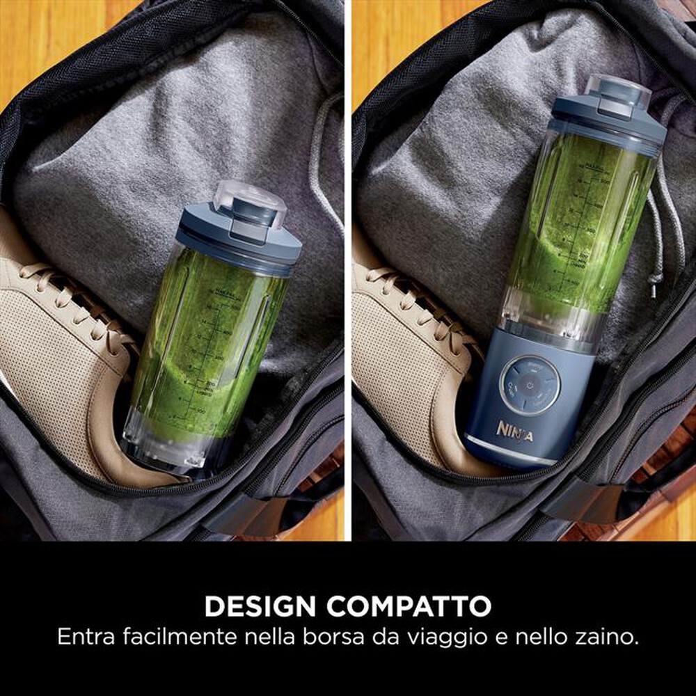 "NINJA - FRULLATORE PORTATILE NINJA BLAST MAX-Blu Navy"