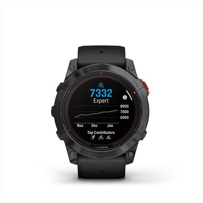 GARMIN - Smartwatch FENIX 7X PRO SOL-SLATE GRAY STL W/BLACK BND