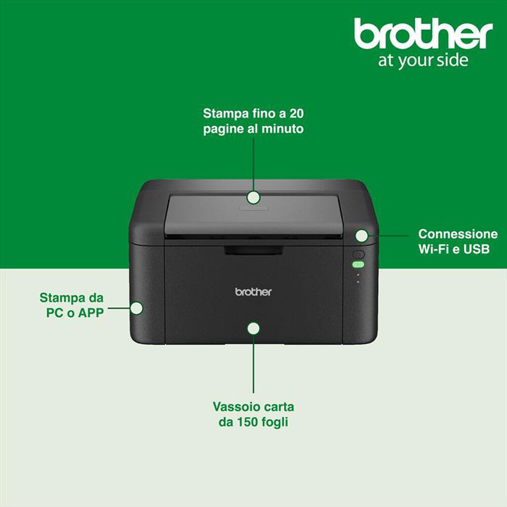 Immagine del prodotto BROTHER - Stampante laser HLL1240W-Nero