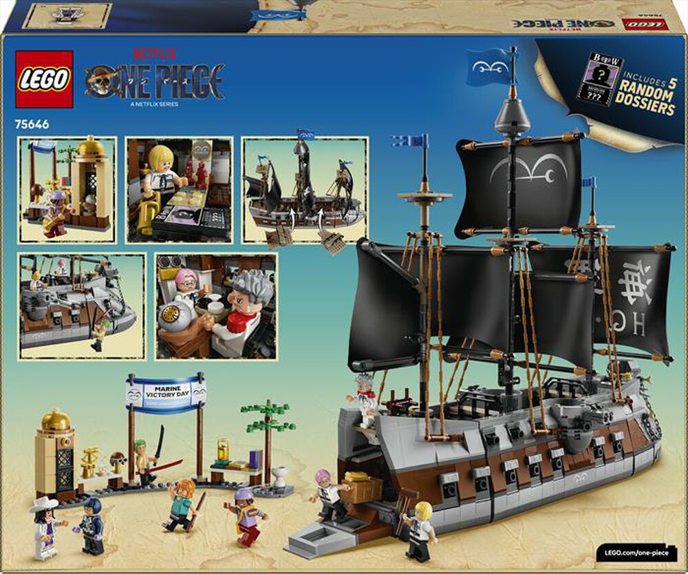 Immagine del prodotto LEGO - ONE PIECE La nave da guerra di Garp - 75646-Multicolore