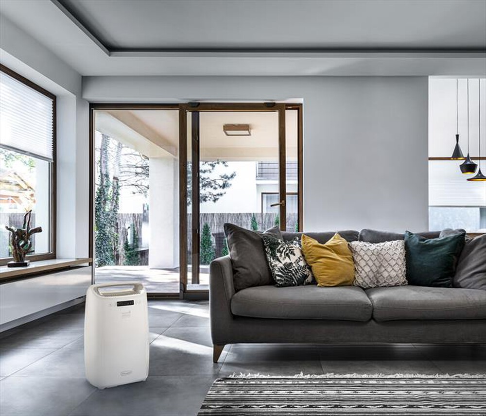 "DE LONGHI - Deumidificatore DEXD214RF-Bianco"