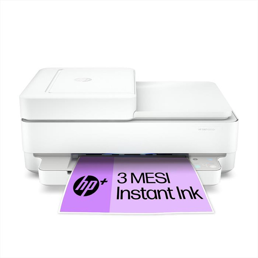 "HP - ENVY 6430E 3 MESI DI INCHIOSTRO CON HP+-Bianca"
