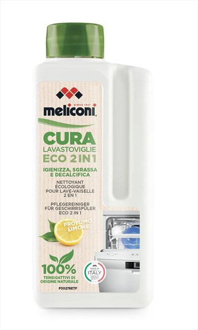 MELICONI - CURA LAVASTOVIGLIE LIQUID-Astuccio contenente 2 flaconi