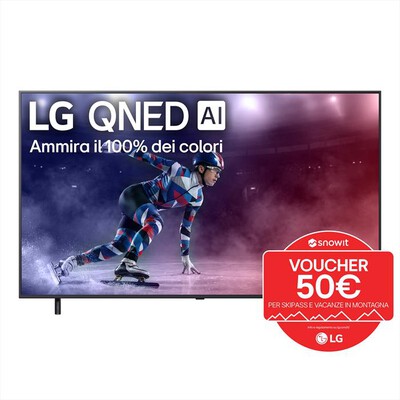 LG - Smart TV QNED AI UHD 4K 65" 65QNED80A6A-Nero