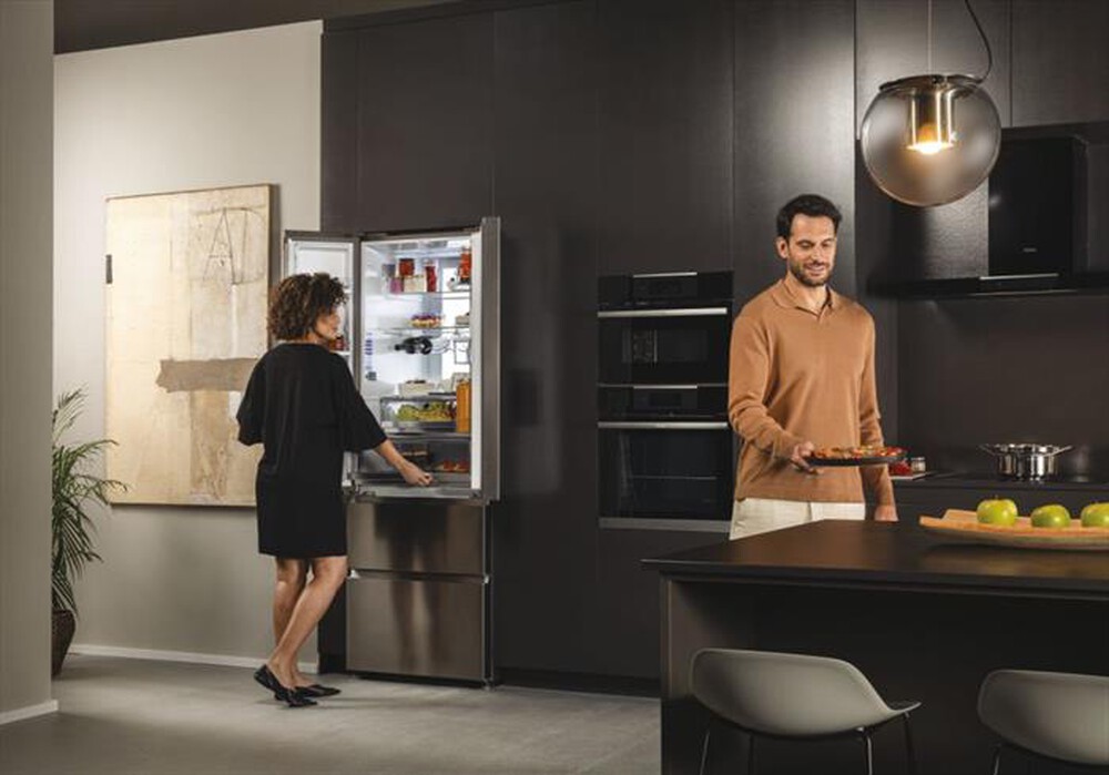 Immagine del prodotto HAIER - Frigorifero 4 porte HFR7720DWMP Classe D 477 lt-Platino, Stainless steel