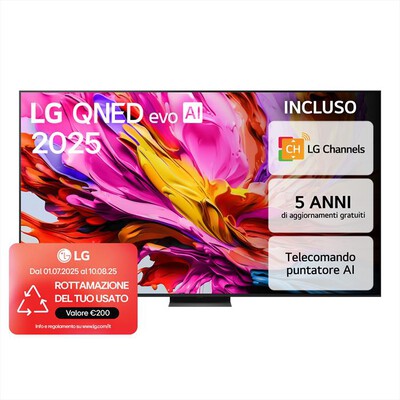 LG - Smart TV QNED EVO AI UHD 4K 100" 100QNED86A6-Charcoal Black