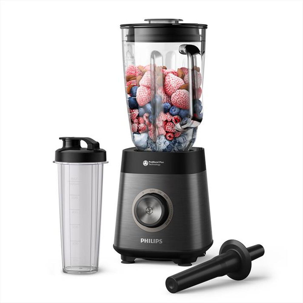 PHILIPS - Frullatore SERIE 5000 HR3041/00-Nero/Metallo