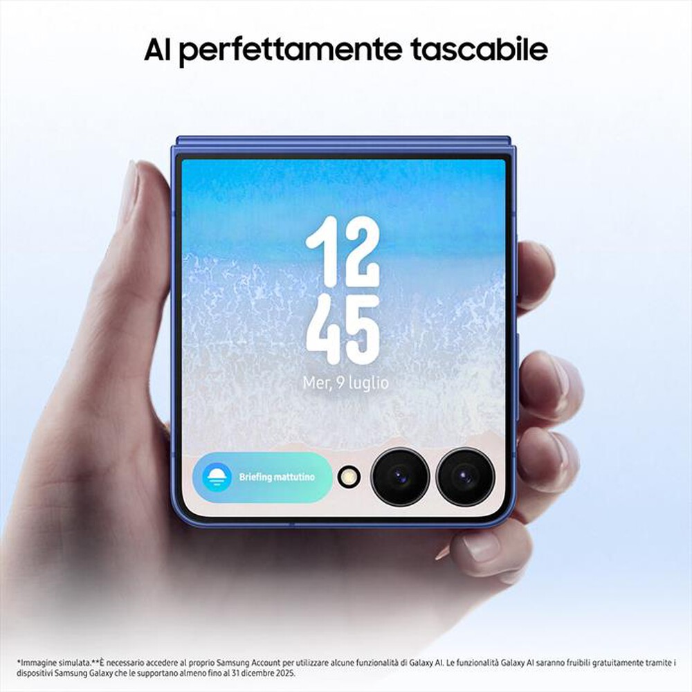 Immagine del prodotto SAMSUNG - Galaxy Z Flip7 12+512GB-Blue Shadow