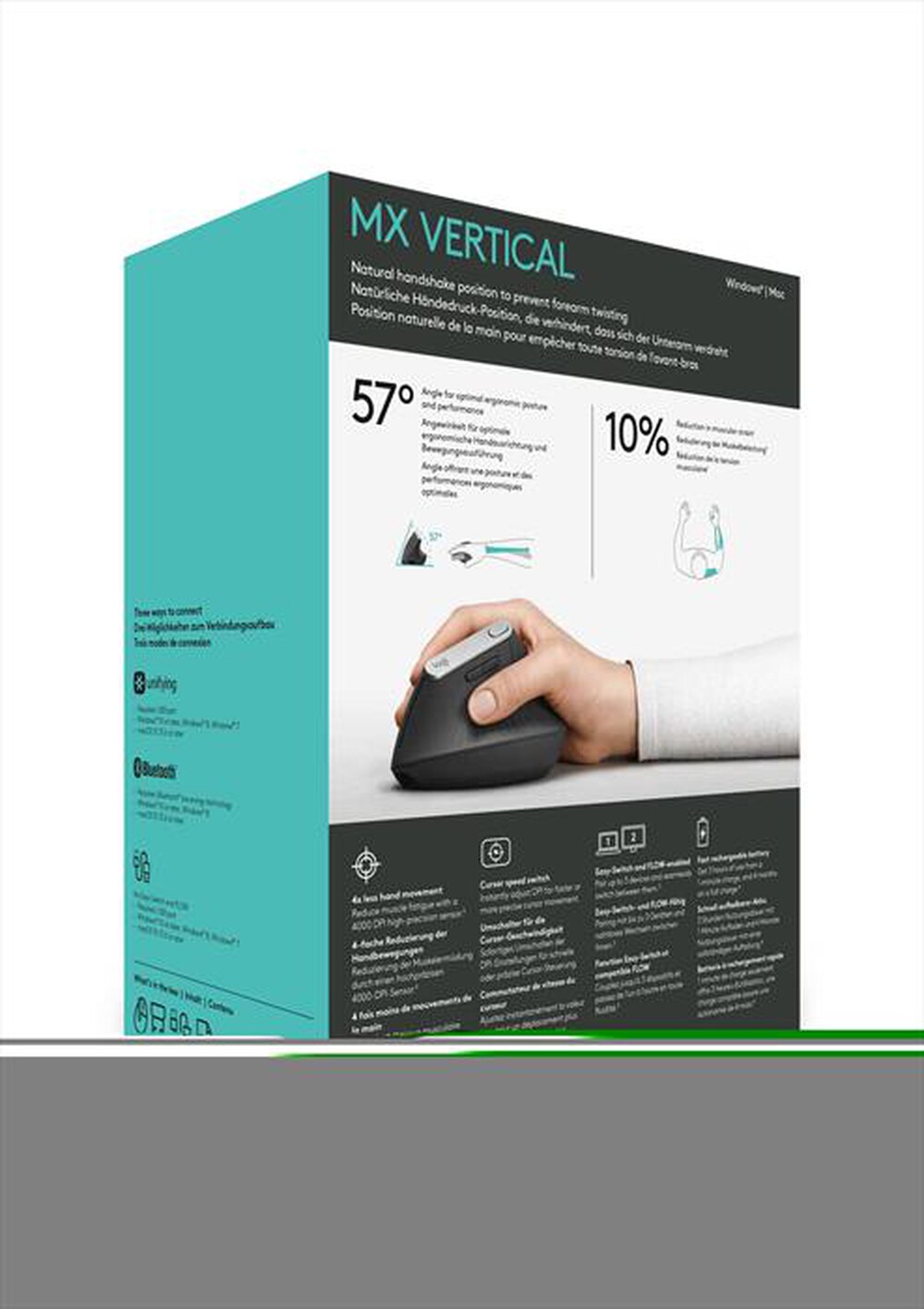 "LOGITECH - MX Vertical Advanced-Grigio"