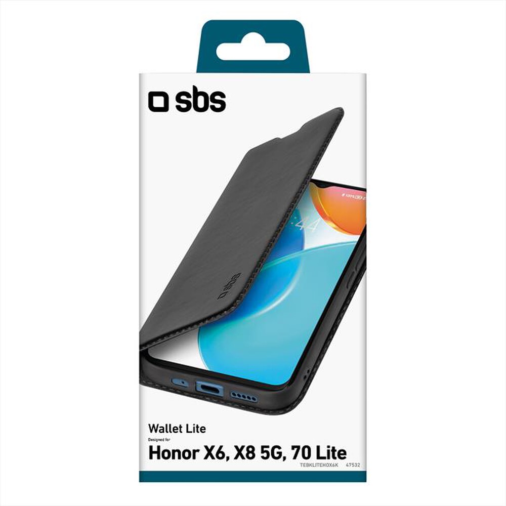 Immagine del prodotto SBS - Cover Wallet Lite TEBKLITEHOX6K per Honor X6-Nero
