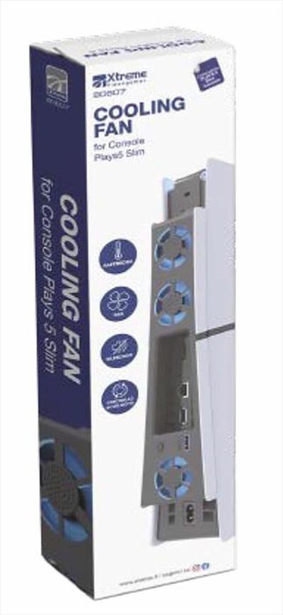 XTREME - Ventola di raffreddamento silenziosa 90607-nero