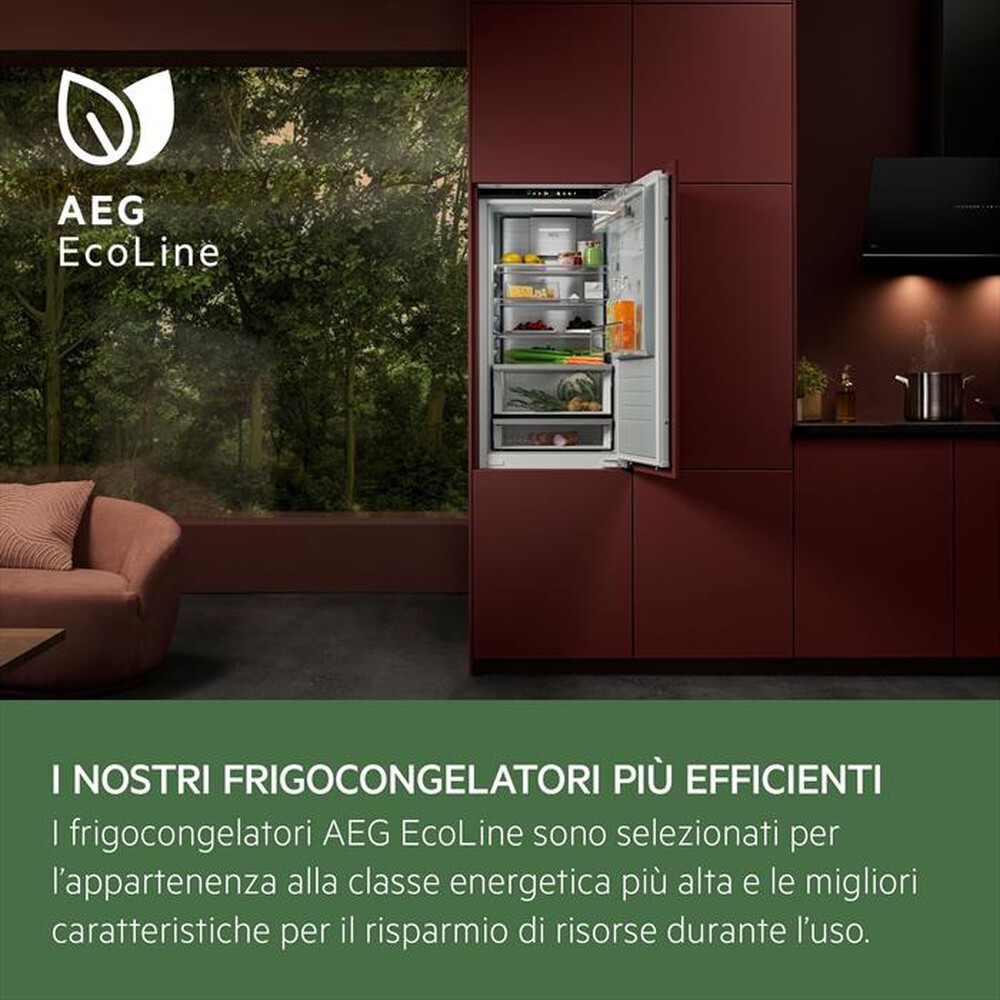 Immagine del prodotto AEG - Frigorifero combinato TC9MS181BS  Classe B 250lt-Bianco