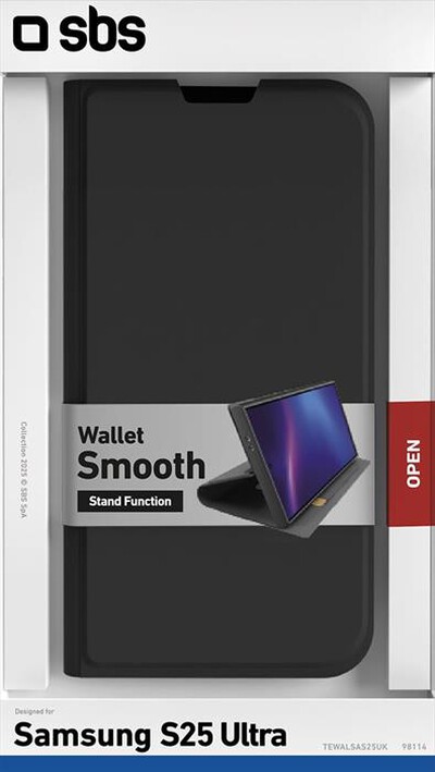 SBS - Cover TEWALSAS25UK per Samsung S25 Ultra-Nero