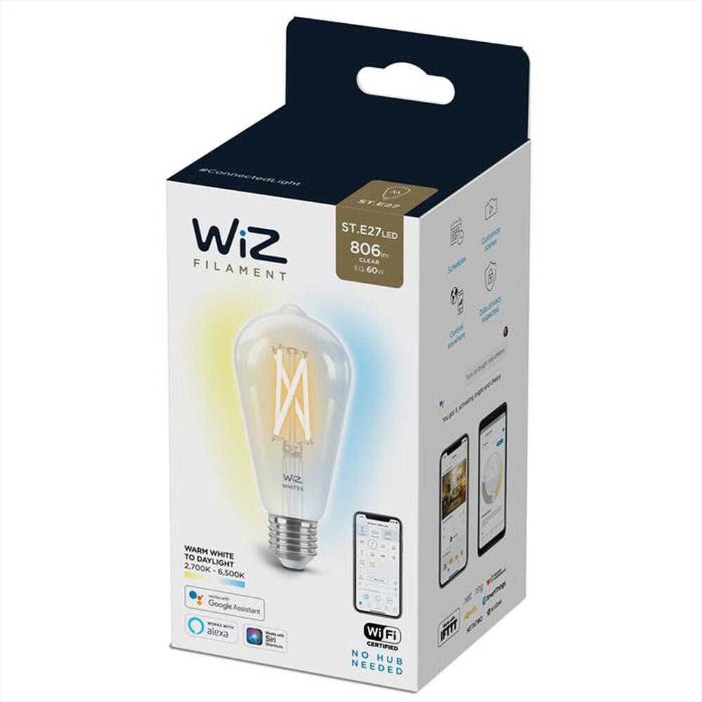 "PHILIPS - WIZ TW EDISON FILAMENTO 60W E27-White"