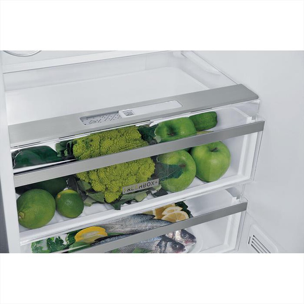 "WHIRLPOOL - Frigorifero combinato W7 831T MX Classe D 378lt-MIRROR INOX"