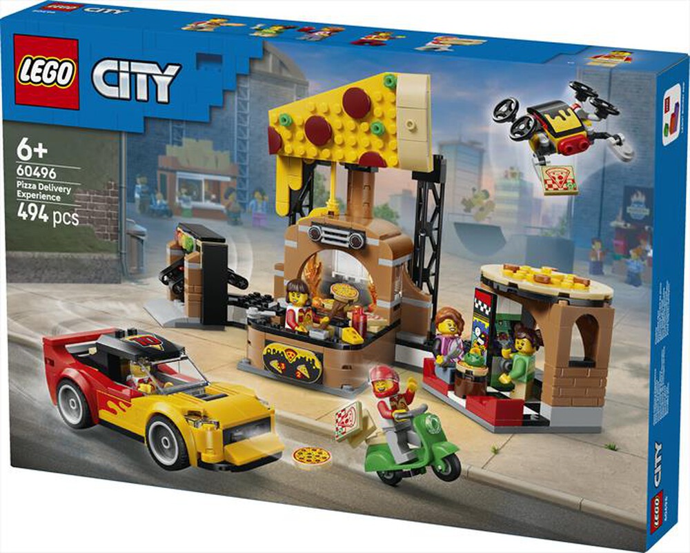 Immagine del prodotto LEGO - CITY Centro di consegna pizze con veicoli - 60496