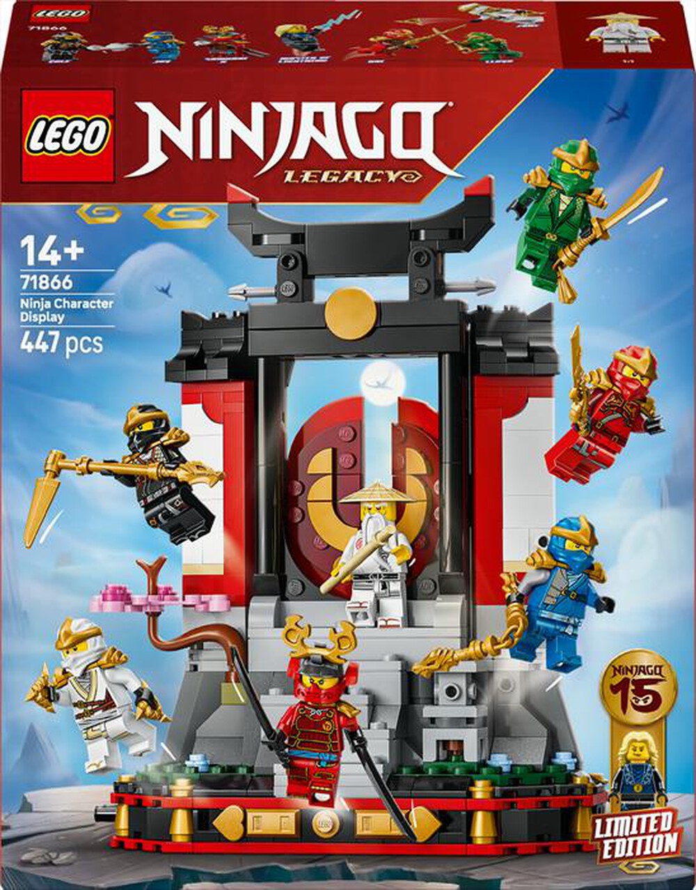 Immagine del prodotto LEGO - NINJAGO Display personaggi Ninja &ndash; 15&deg; ann - 71866